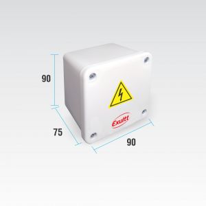 CAJA DE PASO ESTANCA IP65 EXTERIOR 90 X 90 X 75 MM - Vista 1
