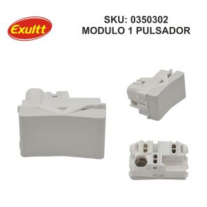 MODULO 1 PULSADOR LINEA URBANA EXULTT - Vista 1