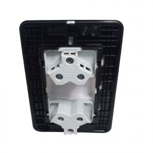 LLAVE TOMA DOBLE JELUZ VERONA MITO ARMADA BL/NG - Vista 1