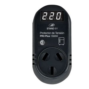 PROTECTOR DE TENSION 1500W HELADERA C/VOLTIMETRO STAND BY