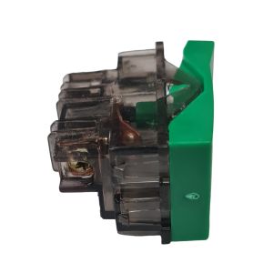 MODULO 1 PULSADOR INDUSTRIAL VERDE (1 MODULO) LINEA PLEIN EXULTT - Vista 3