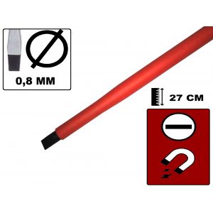 DESTORNILLADOR CON AISLACION PLANO 8.0X175MM 1000V PROSKIT - Vista 2