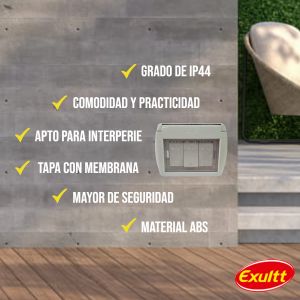 TAPA CAPSULADA EXTERIOR MEMBRANA APLICAR + 1 PUNTO EXULTT URBANA - Vista 4