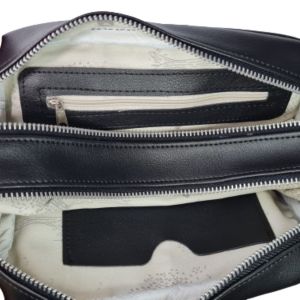 CARTERA BANDOLERA JULI MODERNA C/ CIERRE ECO CUERO LIBERTA - Vista 5