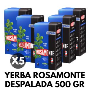 YERBA ROSAMONTE DESPALADA 500 GR X 5 UNIDADES - Vista 1