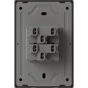 SET ARMADO TECLA MILAN NEGRO (2 PUNTO) 10A C/ BASTIDOR METALICO MACROLED - Vista 1