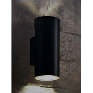 APLIQUES PARED DICRO REDONDO BIDIRECCIONAL CANDELA COLOR NEGRO IP65 - Vista 2