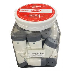 PACK X35 FICHA HEMBRA AXIAL 2071 BLANCO EN CARAMELERA