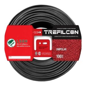 CABLE TREFILCON UNIPOLAR LIBRE DE HUMO 4MM X 100 MTS - Vista 1