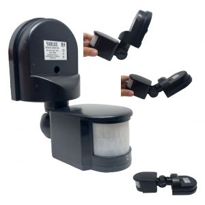 SENSOR DE MOVIMIENTO PIR LX03C 1000W NEGRO YARLUX - Vista 3