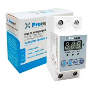 PROTECTOR DE TENSION RIEL DIN DIGITAL 63AMP RIEL DIN PRONEXT - Vista 3