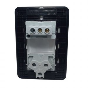 LLAVE LUZ PUNTO Y TOMA 10A ESPECIAL JELUZ MITO BL/NG - Vista 2