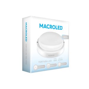 TORTUGA REDONDA 18W LED BLANCO MACROLED - Vista 3