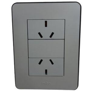 LLAVE TOMA DOBLE JELUZ MITO ARMADA BL/NG