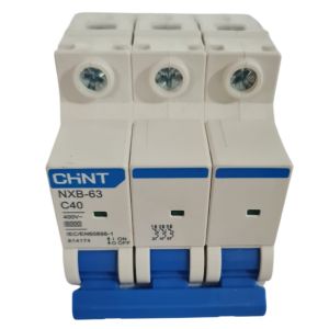 LLAVE TERMICA TRIPOLAR 3X40A 6KA CURVA C CHINT - Vista 2