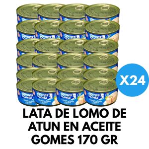 LATA DE LOMO DE ATUN EN ACEITE GOMES 170 GR X 24 UNIDADES - Vista 1
