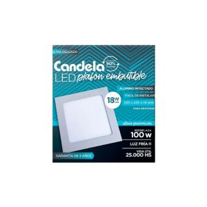 PANEL LED 18W CUADRADO EMBUTIR CANDELA - Vista 1