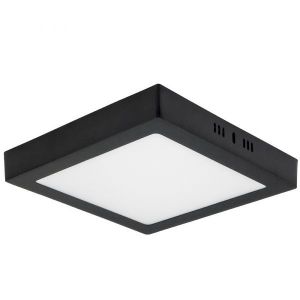 PANEL LED  APLICAR CUADRADO 24W NEGRO MACROLED