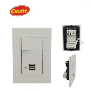 SET ARMADO 1 INTERRUPTOR (1 PUNTO) + 1 USB LINEA URBANA EXULTT - Vista 1