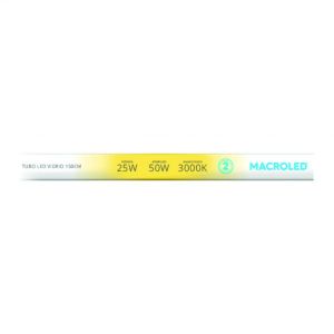 TUBO LED 25W T8 150 CM VIDRIO MACROLED - Vista 1