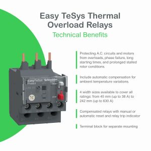 RELEVO TERMICO TVS P/CONT E09/E038 12-18A SCHNEIDER - Vista 3