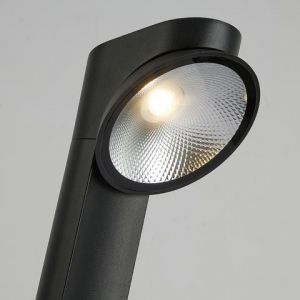 APLIQUE LED TIPO BOLARDO NEGRO 12W LEIA DISEÑO MODERNO LEUK - Vista 1