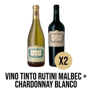 VINO TINTO RUTINI MALBEC + CHARDONNAY BLANCO - Vista 1