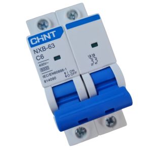 LLAVE TERMICA BIPOLAR 2X6A 6KA CURVA C CHINT - Vista 5