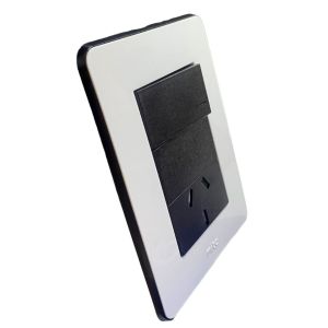 LLAVE LUZ PUNTO Y TOMA 10A JELUZ VERONA MITO NG/NG - Vista 1