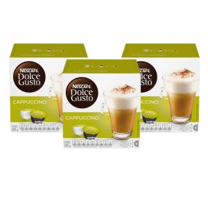 CAPSULAS DE CAFE DOLCE GUSTO CAPUCCINO X 3 CAJAS