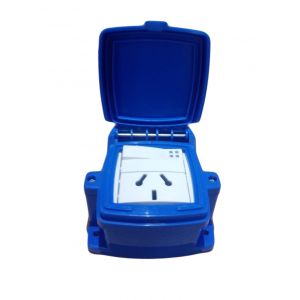 CAJA CAPSULADA EXTERIOR 1 PUNTO Y TOMA 10 AMP ESPECIAL C/ TAPA EXTERIOR EXULTT - Vista 1