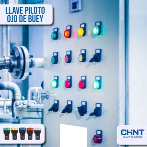 LLAVE PILOTO OJO DE BUEY 230V CORTO CHINT - Vista 9