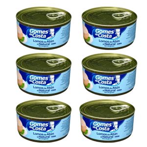 LATA DE LOMO DE ATUN AL NATURAL GOMES 170 GR X 6 UNIDADES