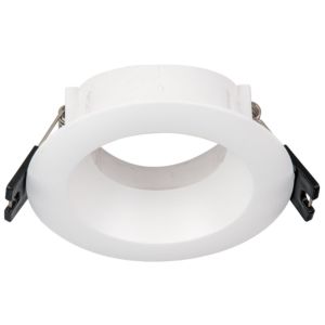 ARTEFACTO DE EMBUTIR REDONDO ANTIDESLUMBRANTE DICRO X1 FIJO RECTO PC BLANCO