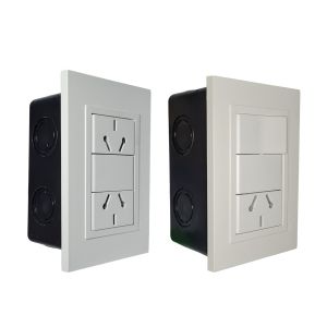 PACK 10 CAJAS RECTANGULARES PARA EMBUTIR STARBOX + 5 SET ARMADO TOMACORRIENTE (ESPECIAL) DOBLE 10A + 5 SET ARMADO 1 PUNTO Y TOMA 