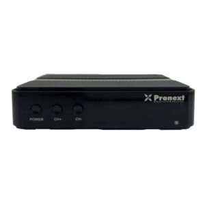 DECODIFICADOR / RECEPTOR PRONEXT XT55 DE TERRESTRE CON SEñAL DIGITAL NEGRO 220V