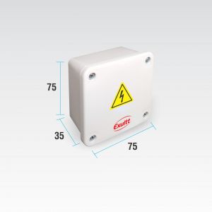 CAJA DE PASO ESTANCA IP65 EXTERIOR 75 X 75 X 35 MM - Vista 1