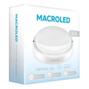 TORTUGA REDONDA 12W LED BLANCO MACROLED - Vista 3