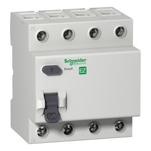 DISYUNTOR DIFERENCIAL TETRAPOLAR 4X63A 30MA E9 SCHNEIDER