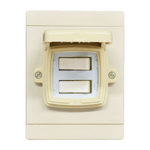 CAJA CAPSULADA P/ EMBUTIR CAJA 10X5 2 INTERRUPTORES EXULTT - Vista 1