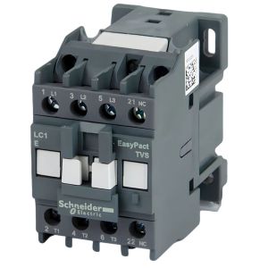 CONTACTOR LC1E201M7 TRIPOLAR 12A 220VCA 5,5KW 1NC SCHNEIDER