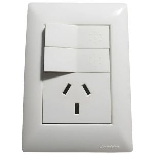 SET ARMADO 2 PUNTOS Y TOMA CAMBRE SIGLO XXII BLANCO