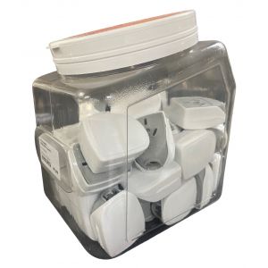 PACK X40 FICHA HEMBRA PREMIUM 2071 BLANCO EN CARAMELERA - Vista 1