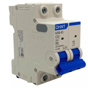 LLAVE TERMICA BIPOLAR 2X32A 6KA CURVA C CHINT - Vista 1