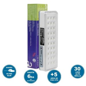 LUZ DE EMERGENCIA 30 LED AUTONOMA (2030LED)  ATOMLUX - Vista 1