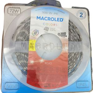 CINTA LED 72W 12V 5050 IP 45 X 5 MTS MACROLED - Vista 4