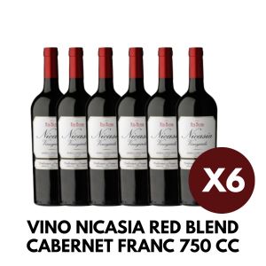 VINO NICASIA RED BLEND CABERNET FRANC 750 CC X6 - Vista 1