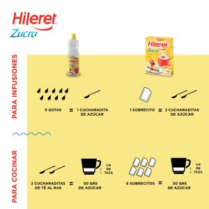 EDULCORANTE HILERET ZUCRA FORTE LIQUIDO 200 ML X 3 UNIDADES - Vista 2