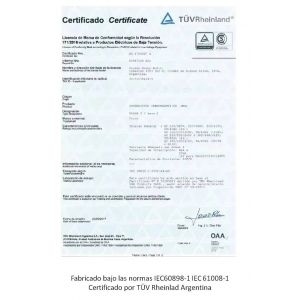 DISYUNTOR BIPOLAR 2X25A 30 MA (CLASE AC) 6KA CHINT - Vista 6