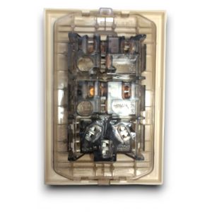 SET ARMADO 2 PUNTOS Y TOMA 10A  BEIGE PLEIN EXULTT - Vista 2